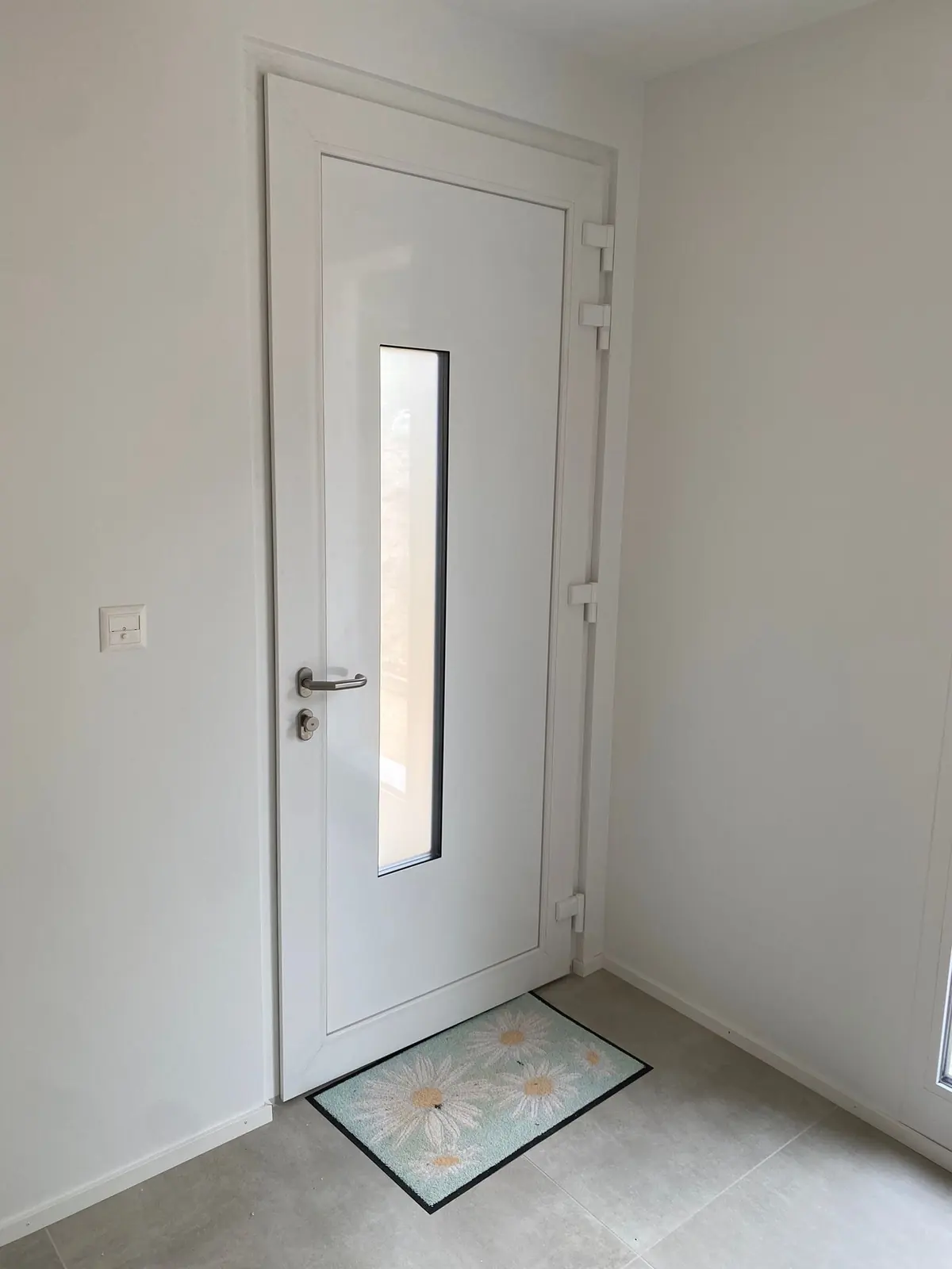 Porte de service PVC blanche